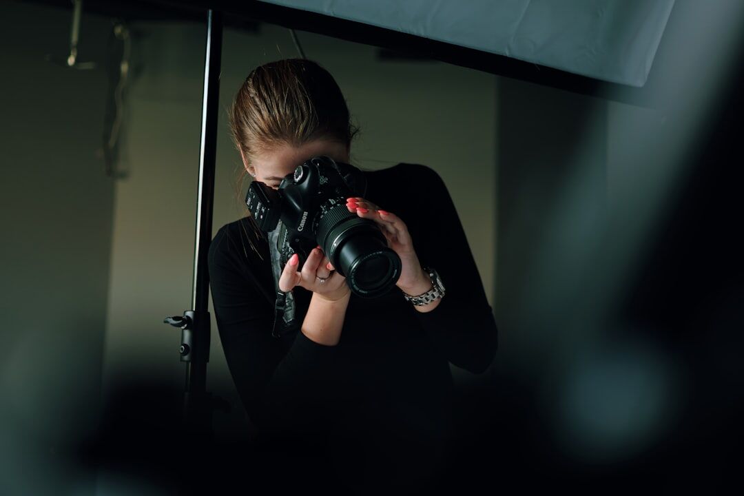 documentary photographer with camera
